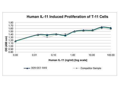 SDS-PAGE of Human Interleukin-11 Recombinant Protein