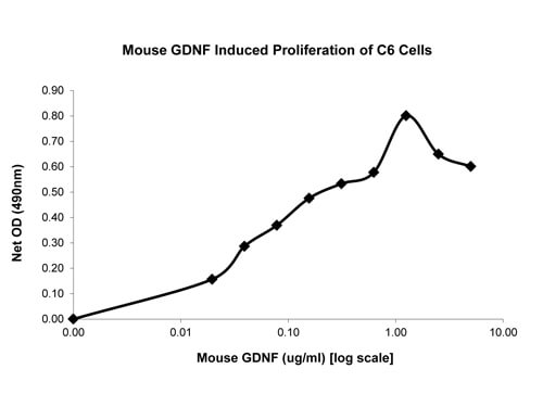 SDS-PAGE of Mouse Glial Derived Neurotrophic Factor Recombinant Protein