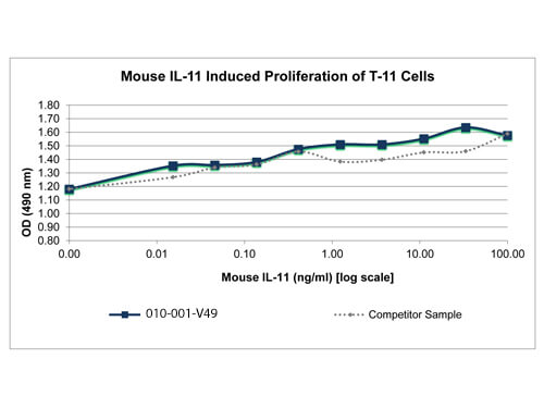 SDS-PAGE of Mouse Interleukin-11 Recombinant Protein