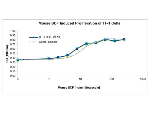 SDS-PAGE of Mouse Stem Cell Factor Recombinant Protein