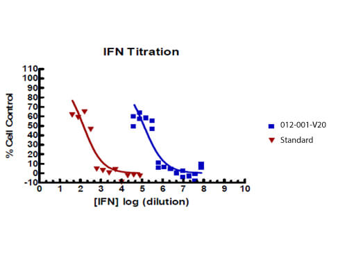 SDS-PAGE of Rat Interferon gamma Recombinant Protein
