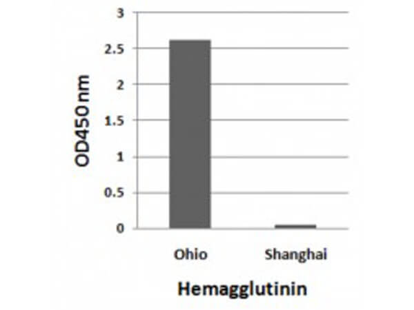 ELISA of Rabbit anti-H7N9 Hemagglutinin antibody