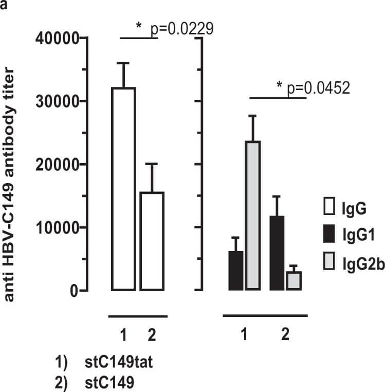ELISA Results of Rabbit Anti-Mouse IgG2b Antibody Peroxidase Conjugation
